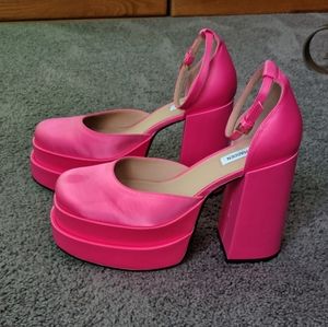 Steve Madden Charlize Platform Heels (Pink) 11 US
